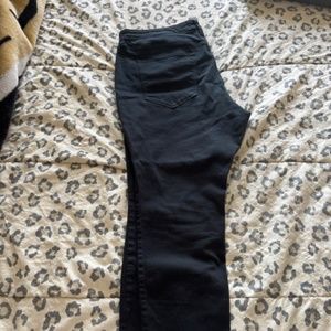 Black Universal Thread Mid Rise Curvy Skinny Black Pants Sz 18 / 34S